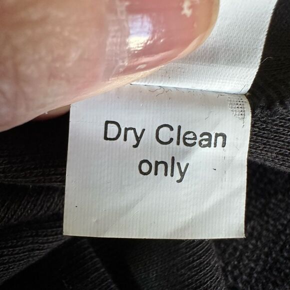 BENARES Women's Open Front Long Duster Cardigan Sweater Black Size Extra Small - Picture 11 of 11